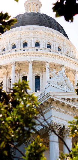 [2436x1125]建筑 美国 堡垒 雕像 苹果手机壁纸图片