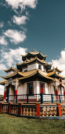[2436x1125]建筑 草地 宫殿 设计 富丽堂皇 苹果手机壁纸图片