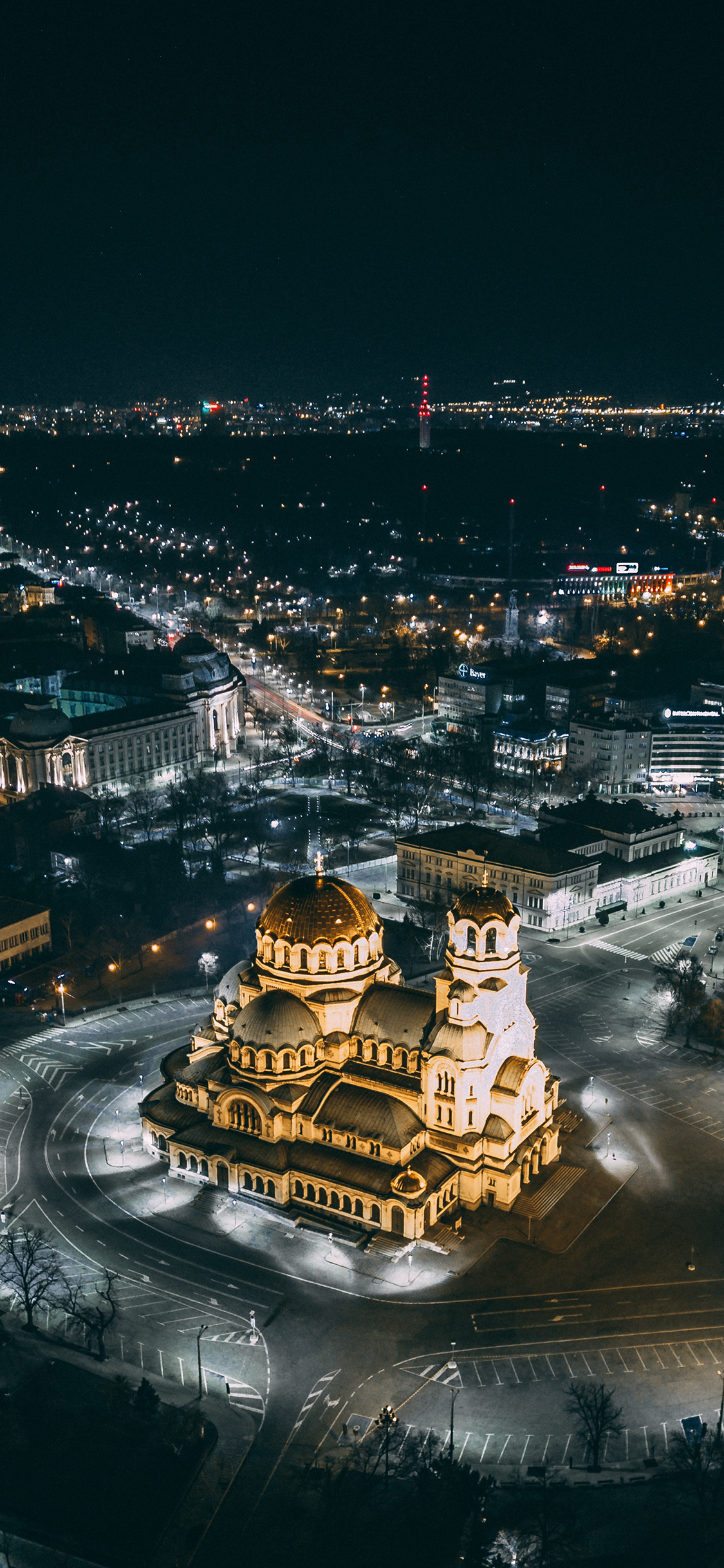 [2436×1125]建筑 街道 城堡 异域 苹果手机壁纸图片