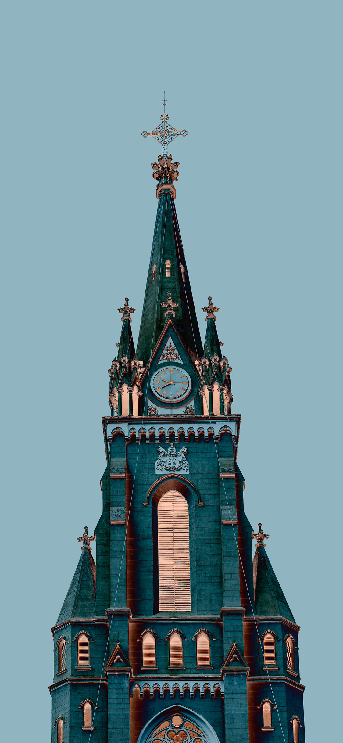 [2436×1125]建筑 设计 教堂 屋顶 苹果手机壁纸图片