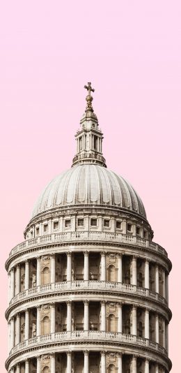 [2436x1125]建筑 设计 欧式 十字架 苹果手机壁纸图片