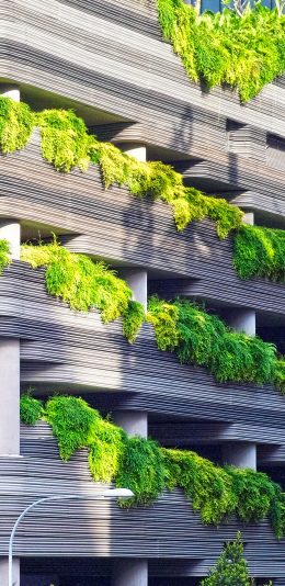 [2436x1125]建筑 设计 生态 层叠 苹果手机壁纸图片