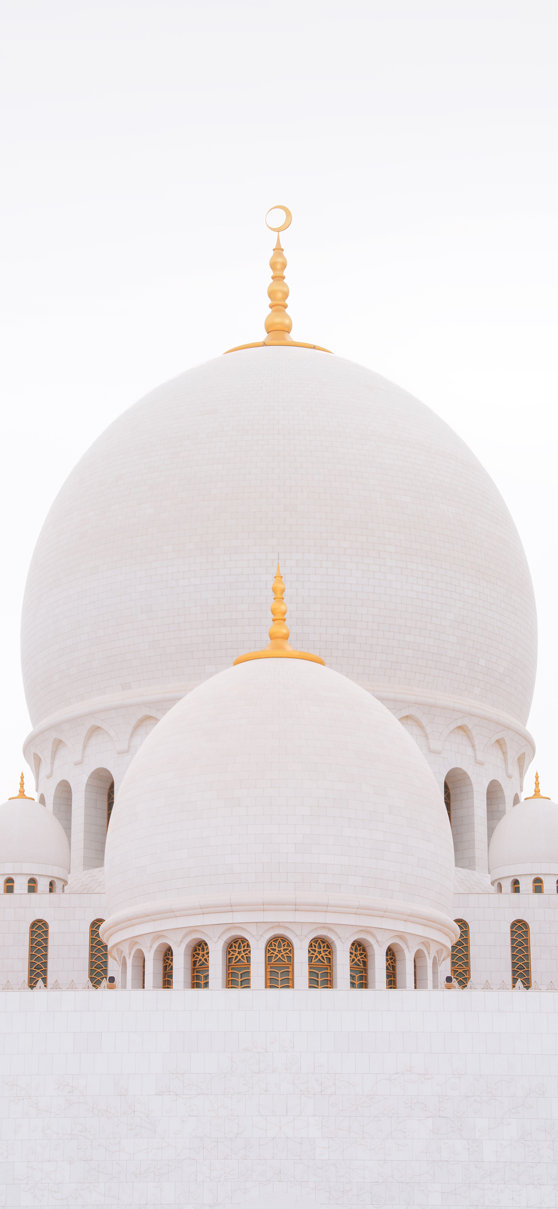 [2436×1125]建筑 迪拜 清真寺 地标  设计 苹果手机壁纸图片