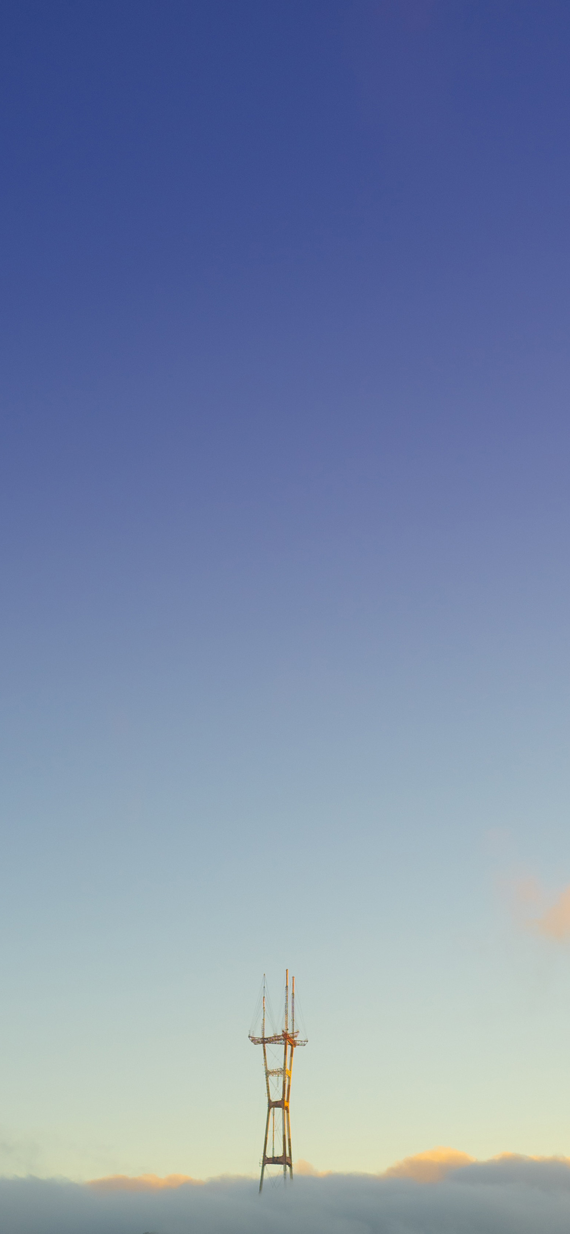 [2436×1125]建筑 钢架 钢筋 高空 云层 苹果手机壁纸图片