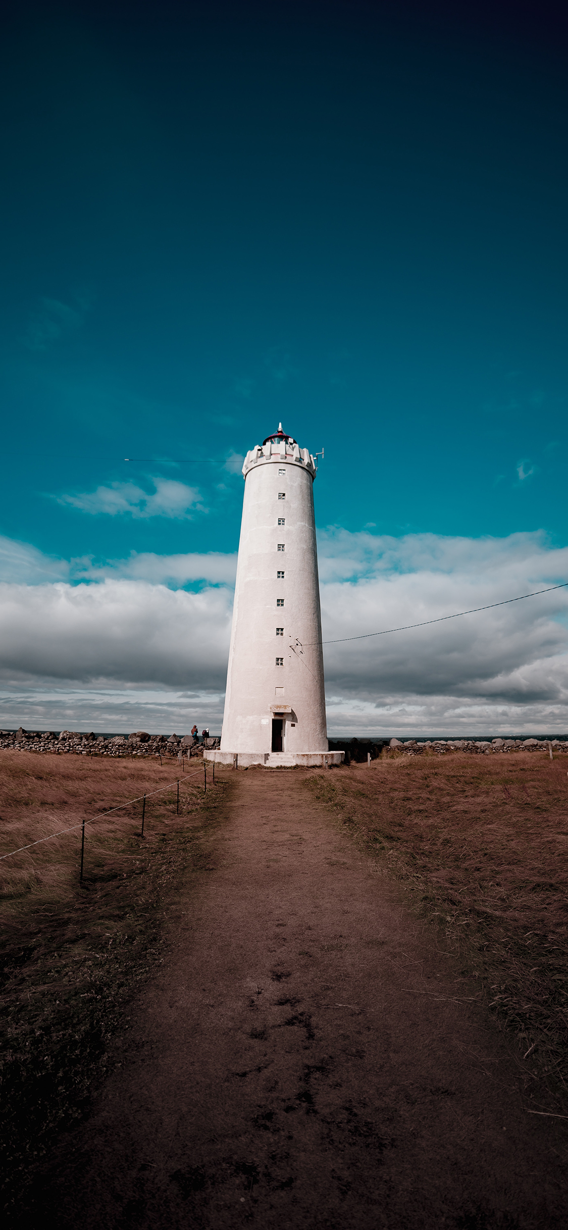 [2436×1125]建筑 高楼 灯塔 塔楼 苹果手机壁纸图片