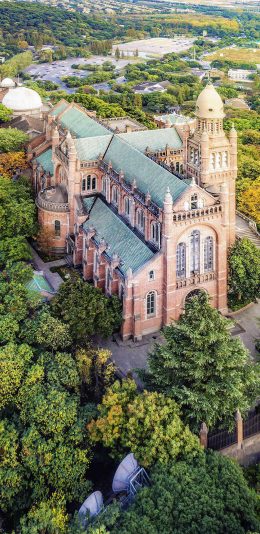 [2436x1125]异域风情 欧式建筑 城堡 苹果手机壁纸图片