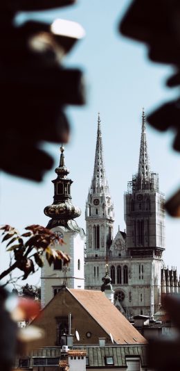 [2436x1125]异域风情 欧式建筑 堡垒 苹果手机壁纸图片