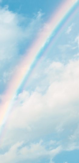[2436x1125]彩虹 天空 美丽 蓝色 苹果手机壁纸图片