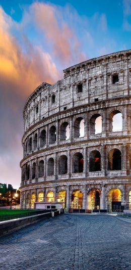 [2436x1125]意大利 罗马斗兽场 景点 遗迹 苹果手机壁纸图片