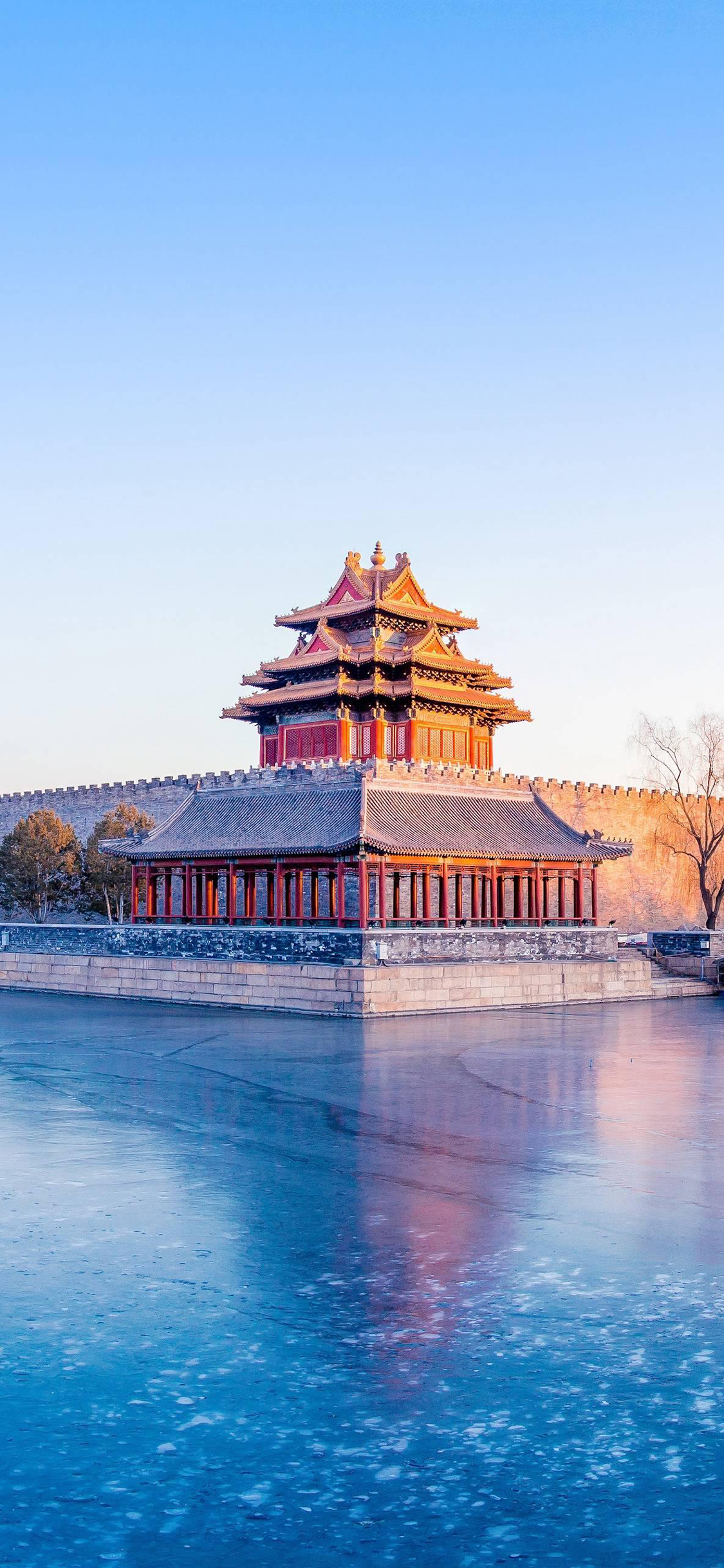 [2436×1125]旅游 景点 背景 故宫 紫禁城 苹果手机壁纸图片