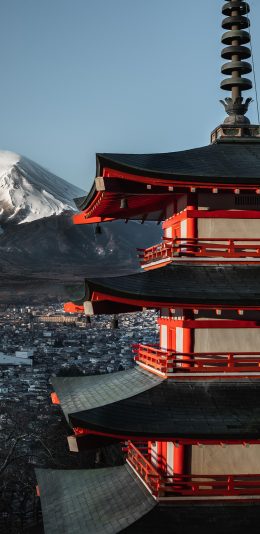 [2436x1125]日本 地标 浅草寺 寺庙 苹果手机壁纸图片
