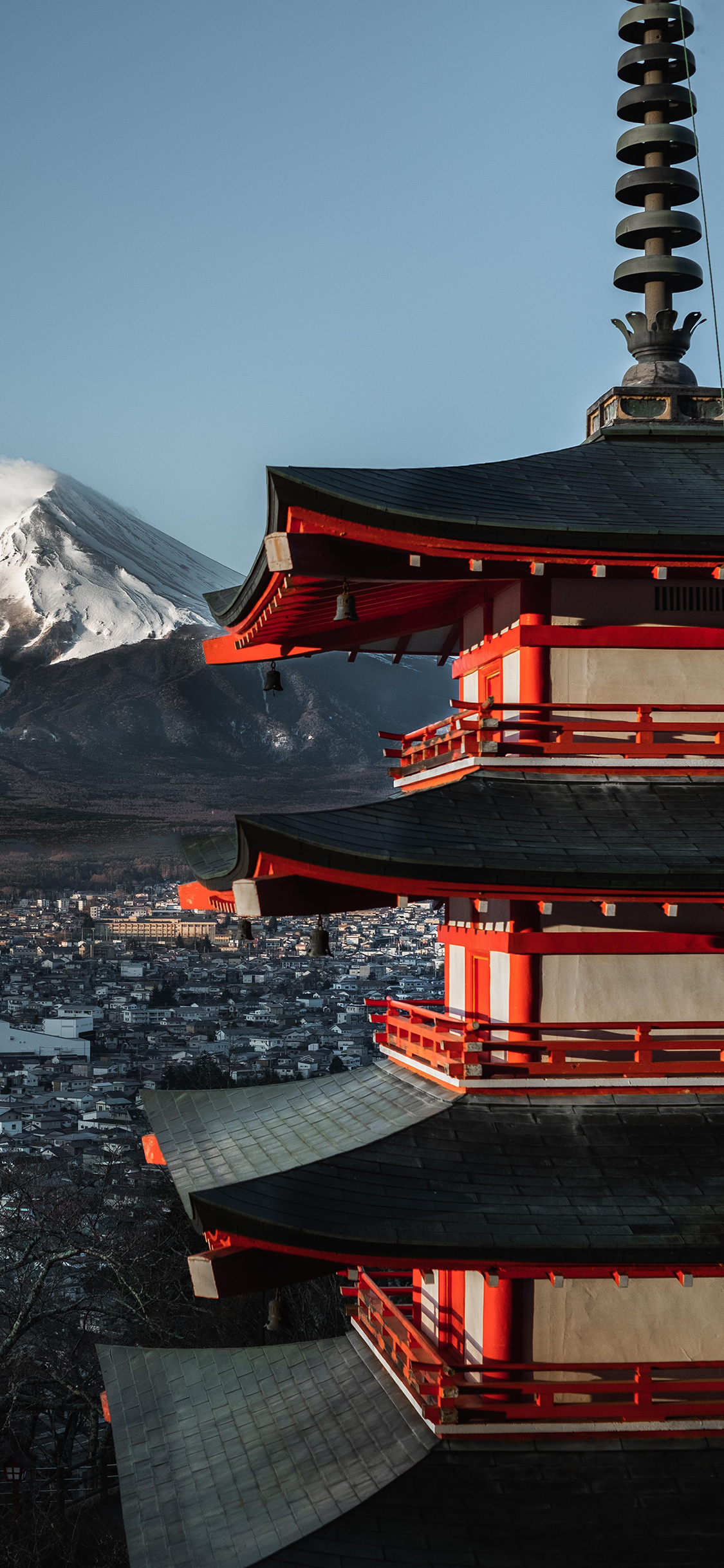[2436×1125]日本 地标 浅草寺 寺庙 苹果手机壁纸图片