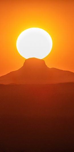 [2436x1125]日落 景色 夕阳 黄昏 太阳 苹果手机壁纸图片