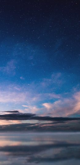 [2436x1125]星空 云 天空 唯美 苹果手机壁纸图片