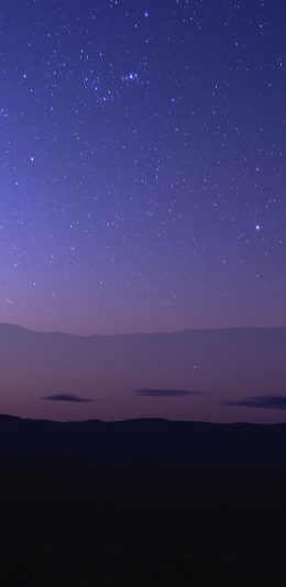 [2436x1125]星空 唯美 夜晚 渐变 苹果手机壁纸图片