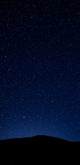 [2436x1125]星空 山 夜空 唯美 黑夜 苹果手机壁纸图片