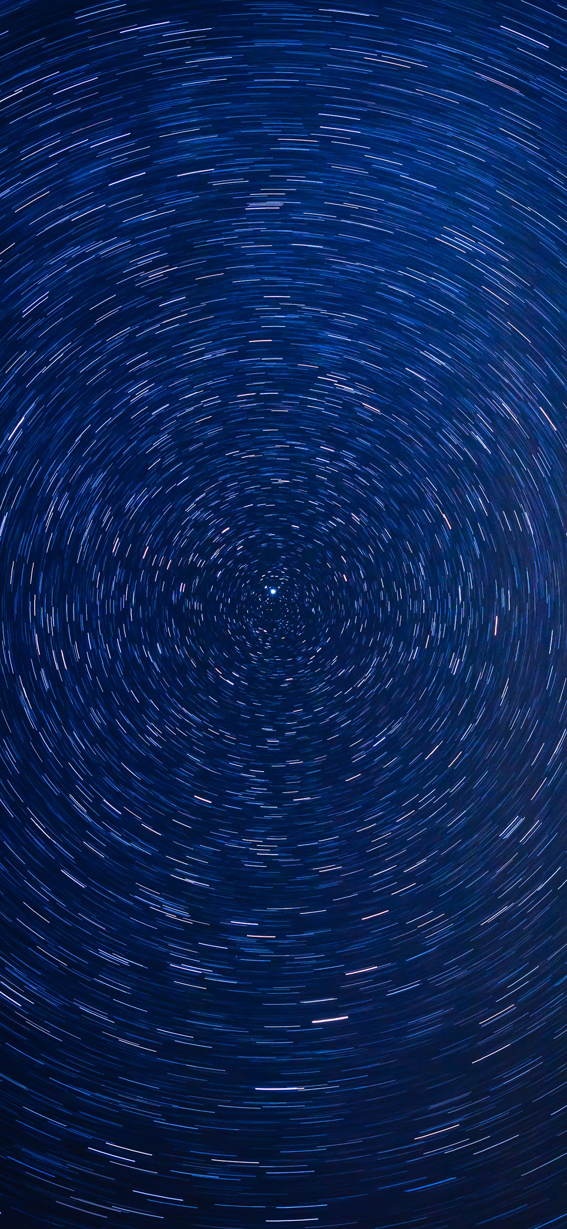 [2436×1125]星空 星轨 螺旋 梦幻 苹果手机壁纸图片