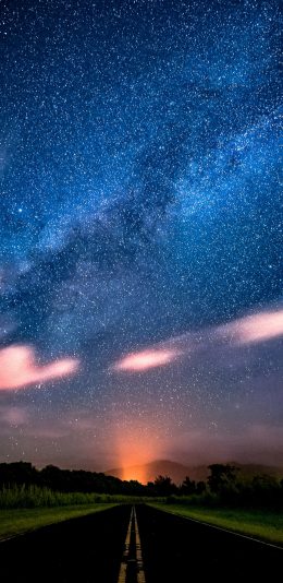 [2436x1125]星空 自然 宇宙 星河 苹果手机壁纸图片