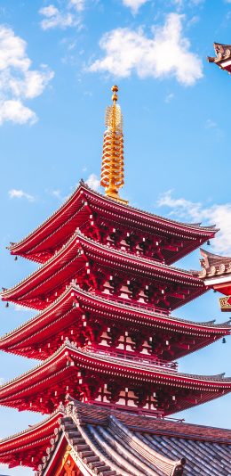 [2436x1125]景点 日本 寺庙 建筑 苹果手机壁纸图片