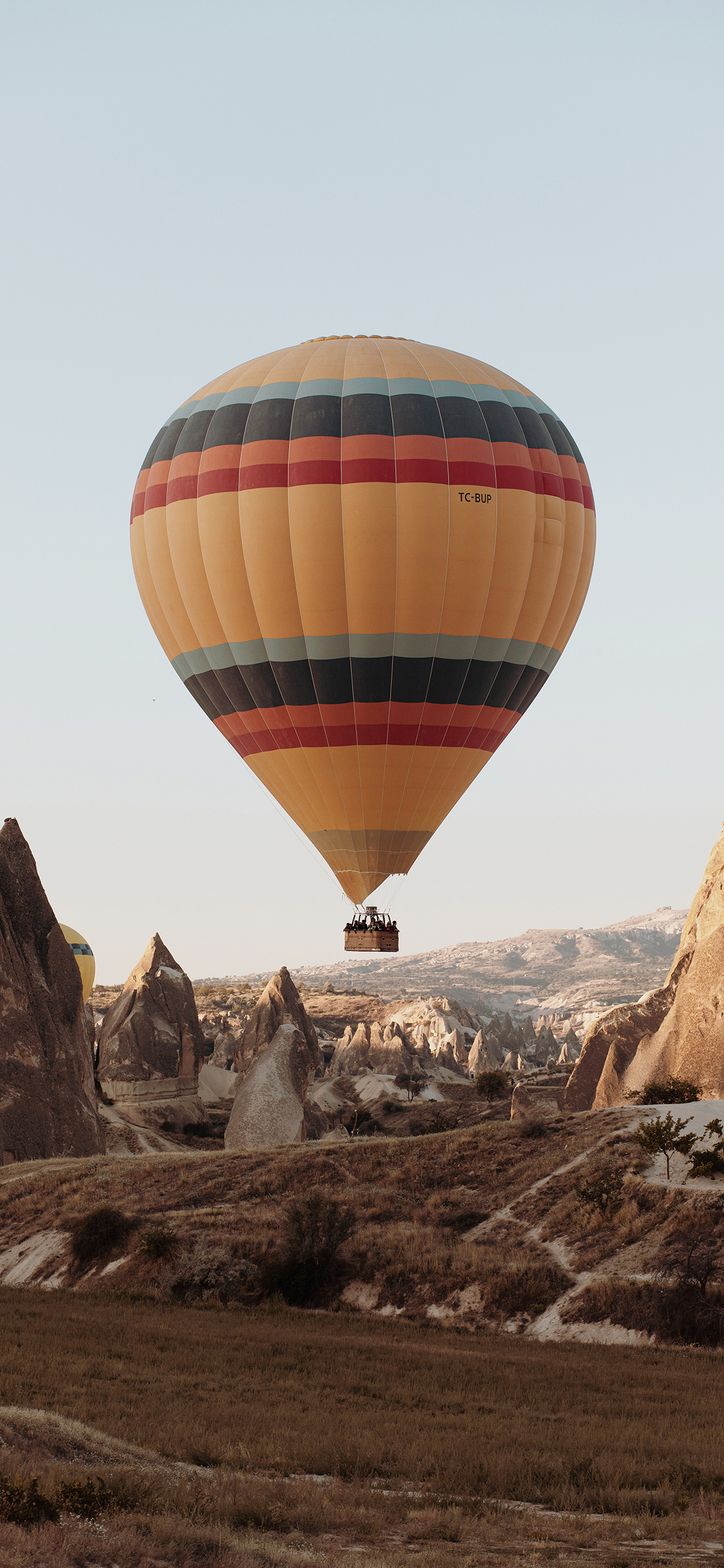 [2436×1125]景点 游玩 热气球 地貌 苹果手机壁纸图片