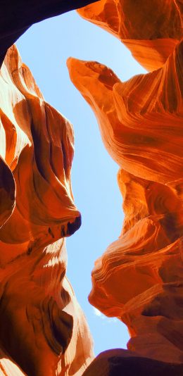 [2436x1125]景色 羚羊峡谷 地势 美国 苹果手机壁纸图片