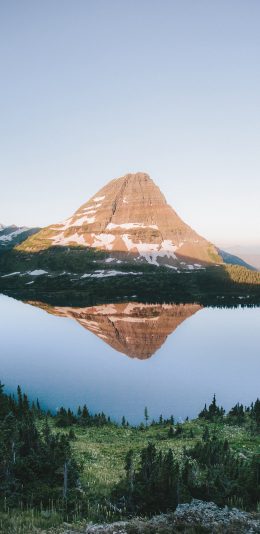 [2436x1125]景观 山水 风景 自然 倒映 苹果手机壁纸图片