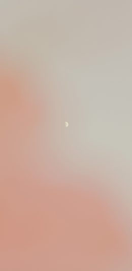 [2436x1125]月亮 简约 粉色 半月 苹果手机壁纸图片