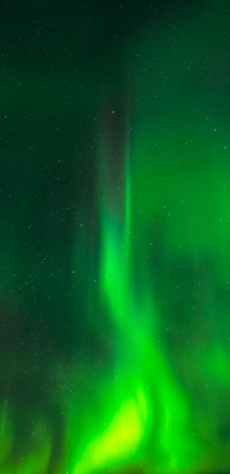 [2436x1125]极光 大自然 天文 绿色 苹果手机壁纸图片