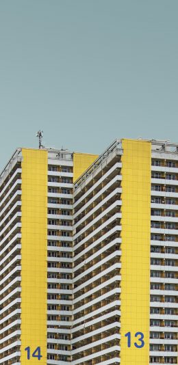 [2436x1125]楼房 建筑 房子 苹果手机壁纸图片