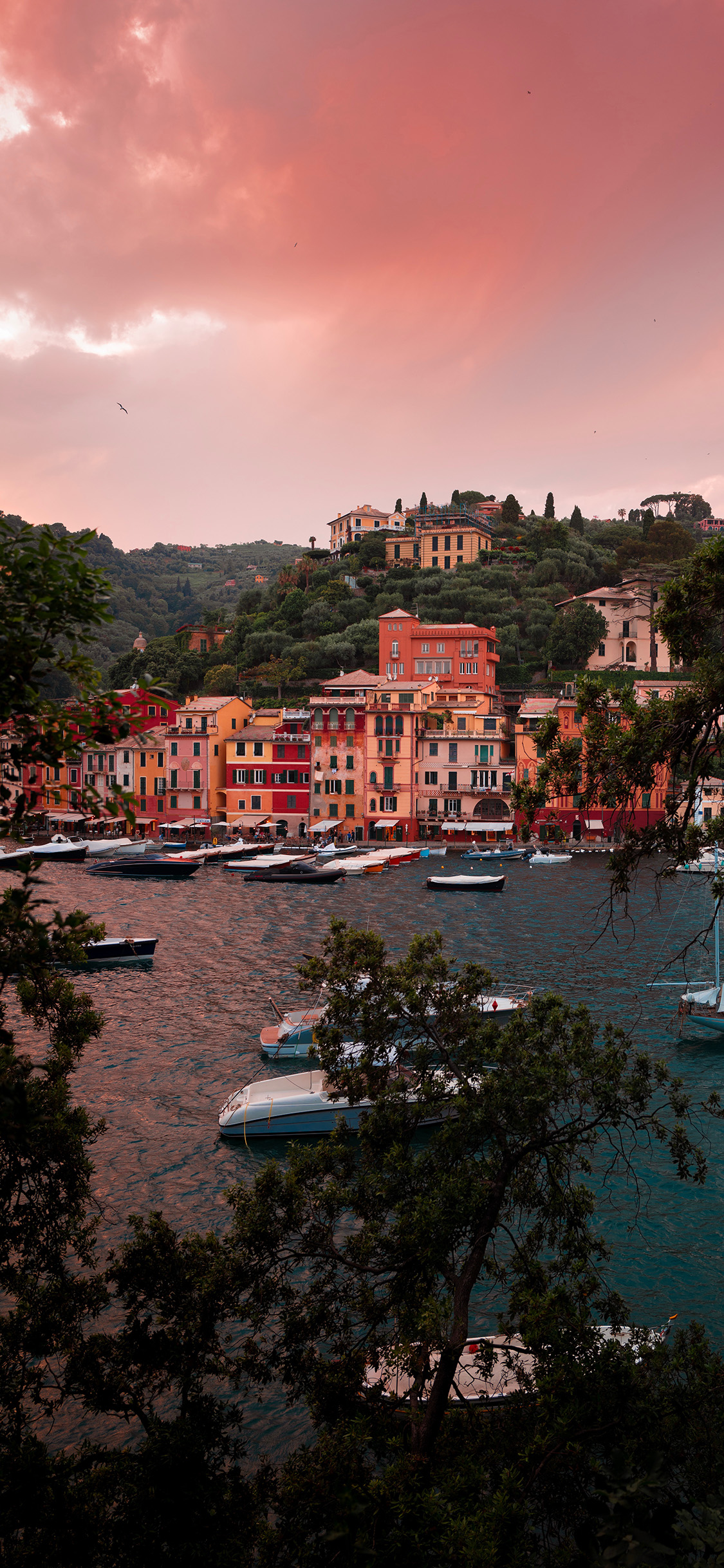 [2436×1125]水城 威尼斯 湖泊 小船 苹果手机壁纸图片