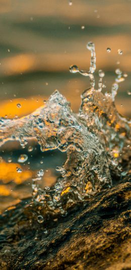 [2436x1125]水花 海水 翻涌 水珠