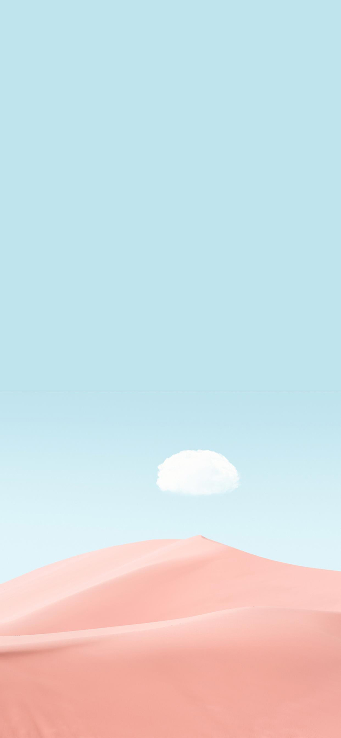 [2436×1125]沙漠 线条 大自然 运动 简约 苹果手机壁纸图片