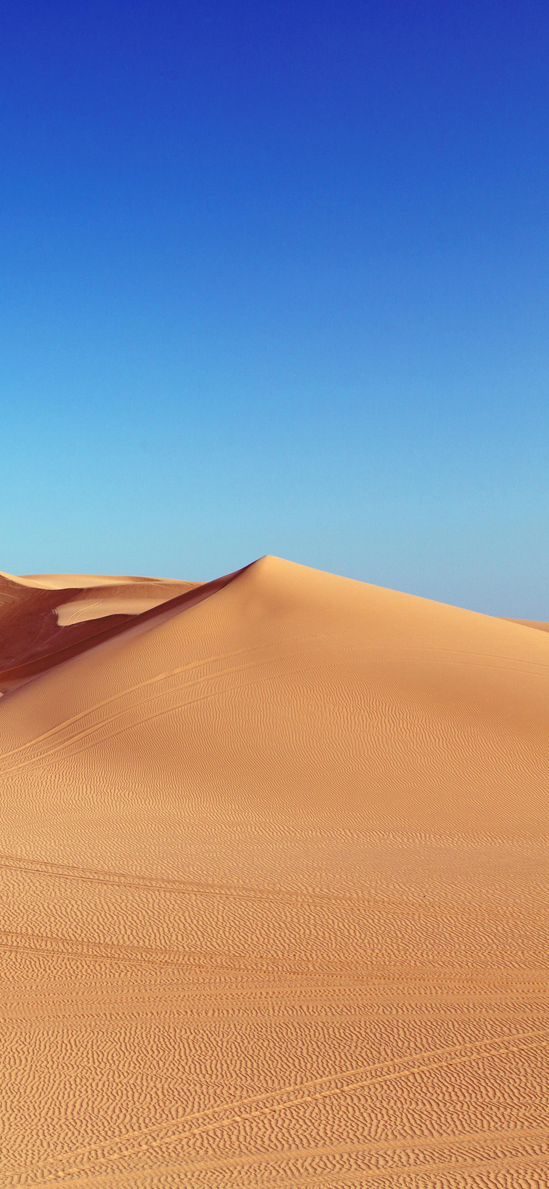 [2436×1125]沙漠 荒漠 大自然 曲线 苹果手机壁纸图片