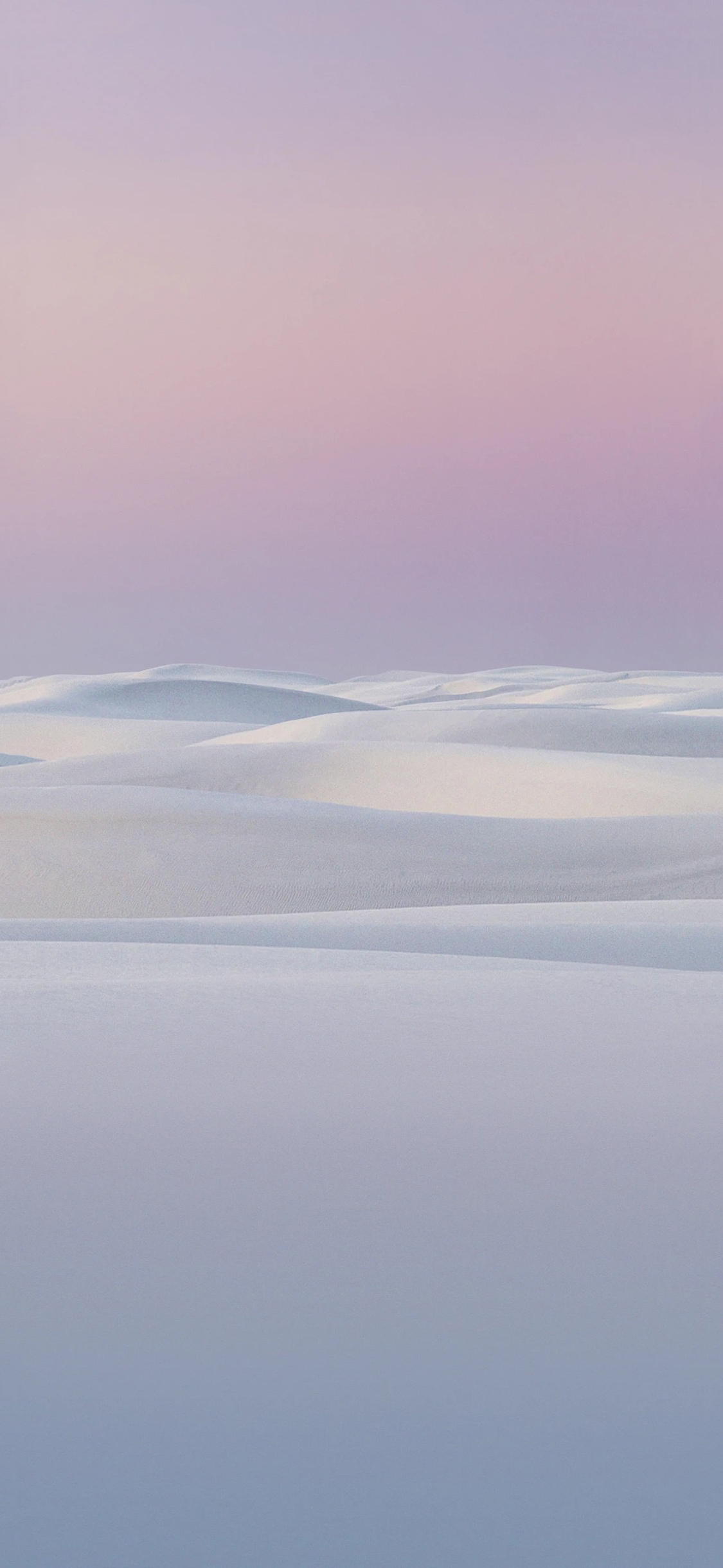 [2436×1125]沙漠 荒漠 线条 紫色 渐变 苹果手机壁纸图片