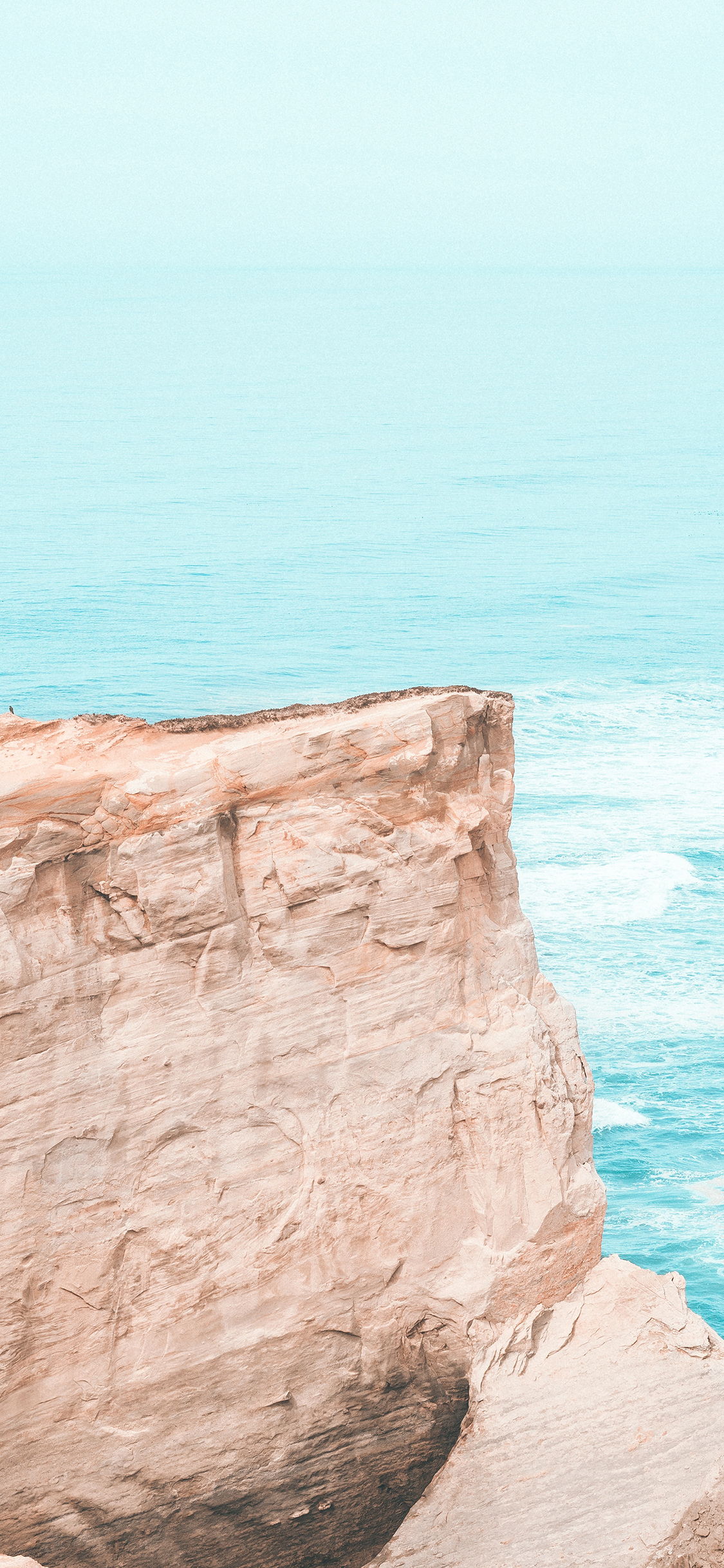 [2436×1125]海岸 海水 景色 海浪 苹果手机壁纸图片
