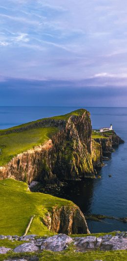 [2436x1125]海峡 海岸 大海 自然 美景 苹果手机壁纸图片