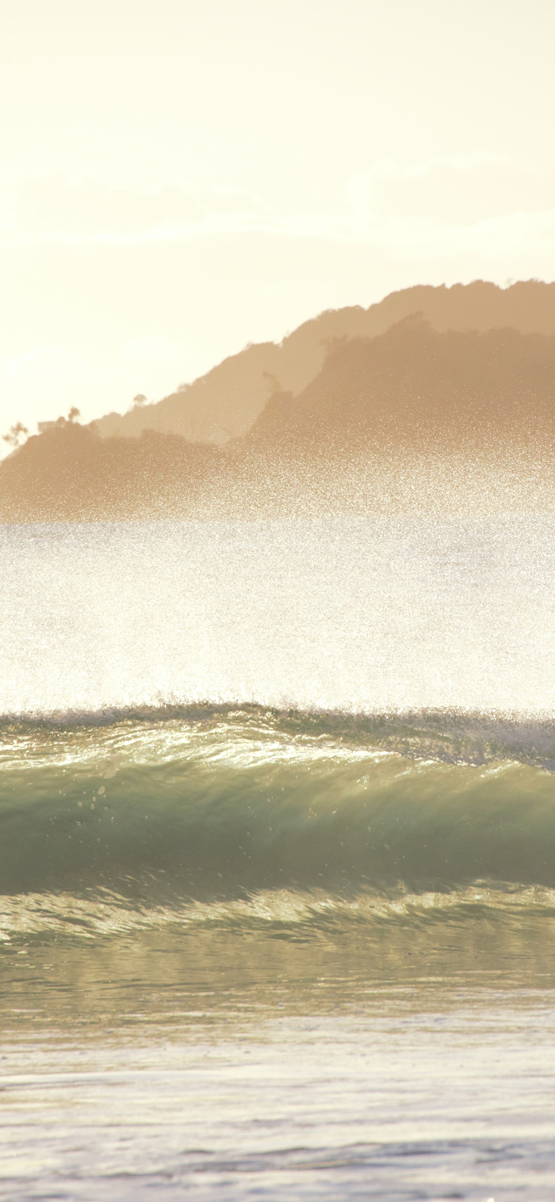 [2436×1125]海景 海水 海浪 翻涌 苹果手机壁纸图片