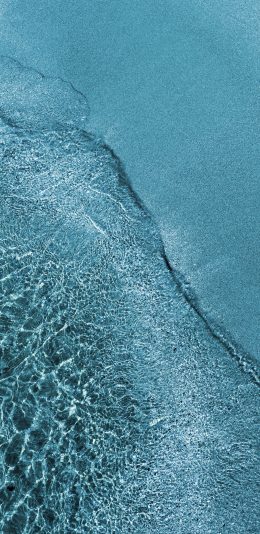 [2436x1125]海水 蓝色 清澈 透明 苹果手机壁纸图片