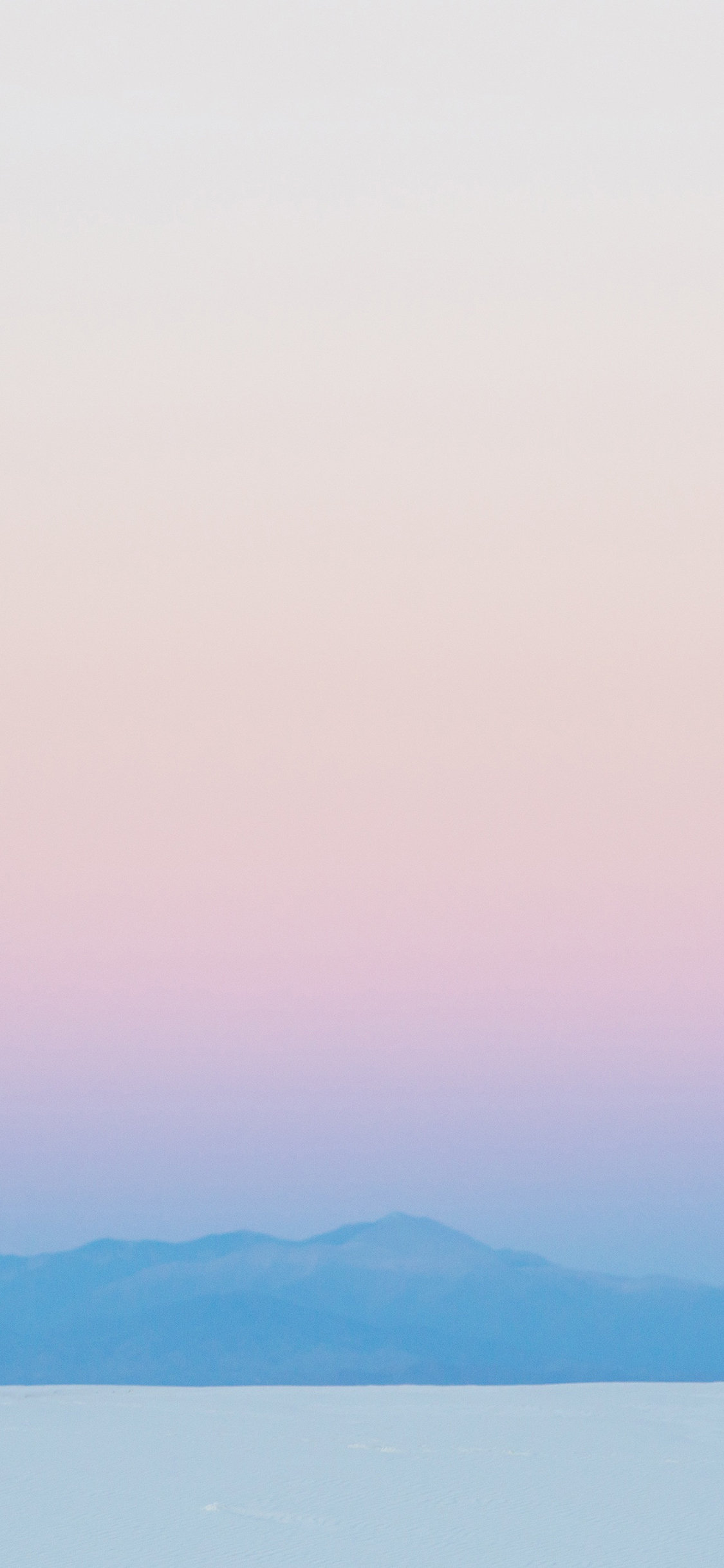 [2436×1125]海洋 渐变 山 唯美 苹果手机壁纸图片