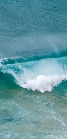 [2436x1125]海浪 浪花 冲浪 大海 苹果手机壁纸图片