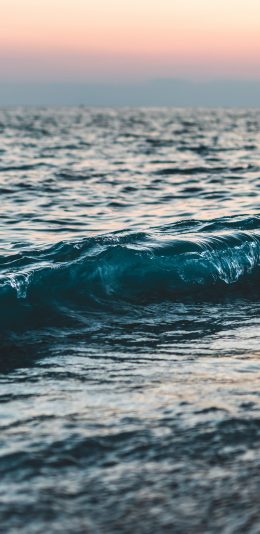 [2436x1125]海浪 浪花 海平面