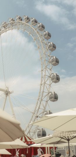 [2436x1125]游乐场 娱乐 摩天轮 建筑