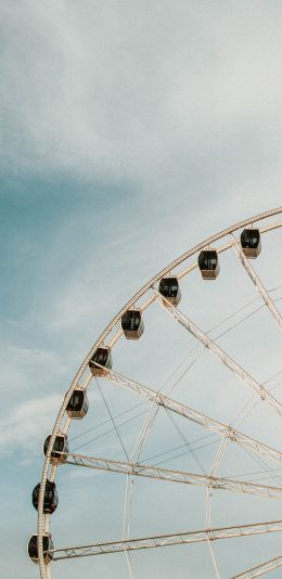 [2436x1125]游乐场 游乐设施 摩天轮 苹果手机壁纸图片