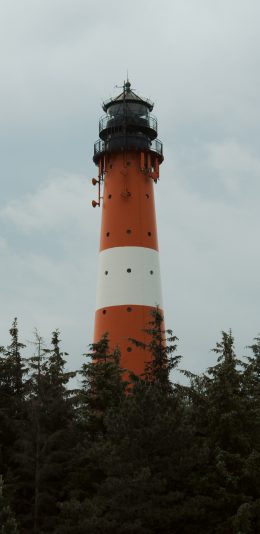 [2436x1125]灯塔 守塔  高处 守护 苹果手机壁纸图片