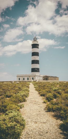 [2436x1125]灯塔 建筑 风景 高处 苹果手机壁纸图片