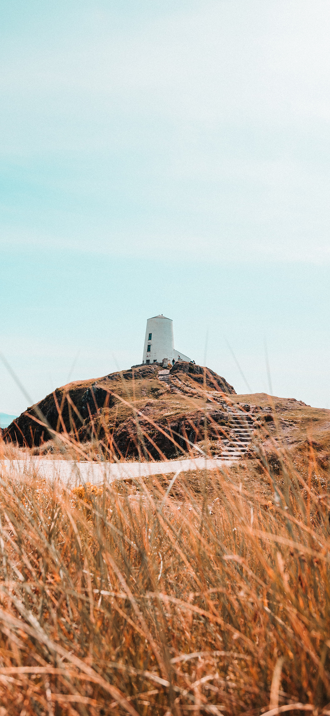 [2436×1125]灯塔 建筑 高楼 远眺 苹果手机壁纸图片