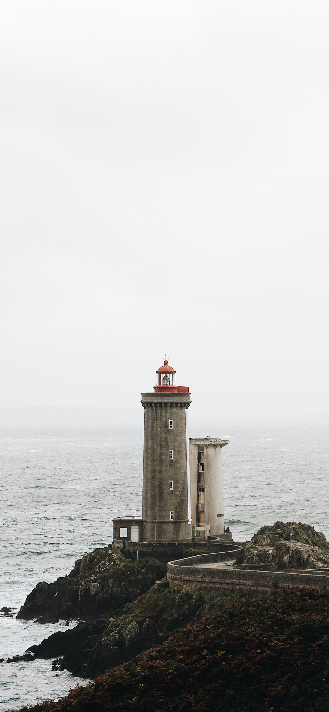 [2436×1125]灯塔 海岸 海边 塔楼 苹果手机壁纸图片