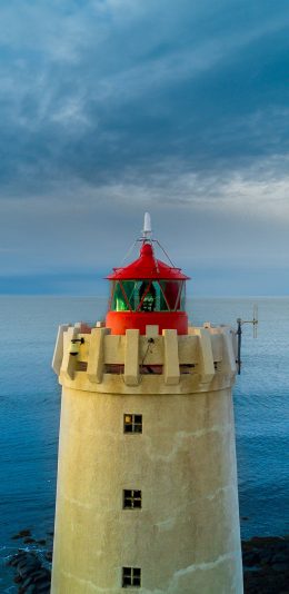 [2436x1125]灯塔 照明 指向标 高处 建筑 苹果手机壁纸图片