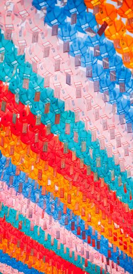 [2436x1125]灯饰 垂吊 挂饰 色彩 苹果手机壁纸图片