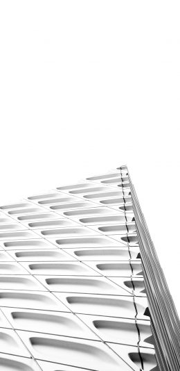 [2436x1125]白色建筑 尖角 结构 线条 苹果手机壁纸图片